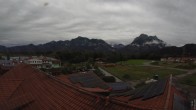Archiv Foto Webcam Füssen: Ausblick vom Hotel Sommer 13:00