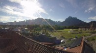 Archiv Foto Webcam Füssen: Ausblick vom Hotel Sommer 07:00