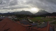 Archiv Foto Webcam Füssen: Ausblick vom Hotel Sommer 07:00
