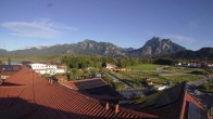 Archiv Foto Webcam Füssen: Ausblick vom Hotel Sommer 17:00