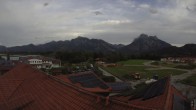 Archiv Foto Webcam Füssen: Ausblick vom Hotel Sommer 17:00