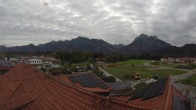 Archiv Foto Webcam Füssen: Ausblick vom Hotel Sommer 09:00