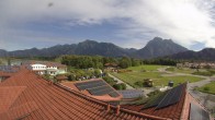 Archiv Foto Webcam Füssen: Ausblick vom Hotel Sommer 13:00