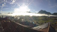 Archiv Foto Webcam Füssen: Ausblick vom Hotel Sommer 07:00