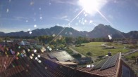 Archiv Foto Webcam Füssen: Ausblick vom Hotel Sommer 09:00