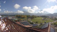 Archiv Foto Webcam Füssen: Ausblick vom Hotel Sommer 11:00