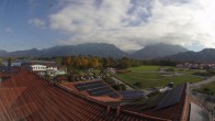 Archiv Foto Webcam Füssen: Ausblick vom Hotel Sommer 13:00
