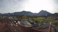 Archiv Foto Webcam Füssen: Ausblick vom Hotel Sommer 09:00