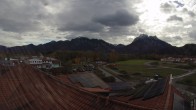 Archiv Foto Webcam Füssen: Ausblick vom Hotel Sommer 09:00