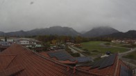 Archiv Foto Webcam Füssen: Ausblick vom Hotel Sommer 13:00