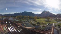 Archiv Foto Webcam Füssen: Ausblick vom Hotel Sommer 09:00
