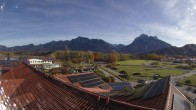 Archiv Foto Webcam Füssen: Ausblick vom Hotel Sommer 11:00