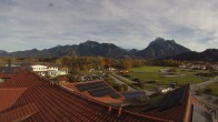 Archiv Foto Webcam Füssen: Ausblick vom Hotel Sommer 13:00