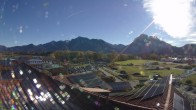 Archiv Foto Webcam Füssen: Ausblick vom Hotel Sommer 09:00