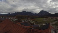Archiv Foto Webcam Füssen: Ausblick vom Hotel Sommer 12:00