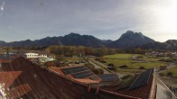 Archiv Foto Webcam Füssen: Ausblick vom Hotel Sommer 11:00