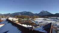 Archiv Foto Webcam Füssen: Ausblick vom Hotel Sommer 14:00