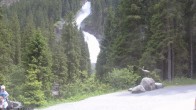 Archiv Foto Webcam Krimmler Wasserfall - Hanke&#39;s Café 13:00