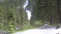 Archiv Foto Webcam Krimmler Wasserfall - Hanke&#39;s Café 13:00