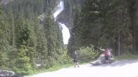 Archiv Foto Webcam Krimmler Wasserfall - Hanke&#39;s Café 13:00