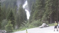 Archiv Foto Webcam Krimmler Wasserfall - Hanke&#39;s Café 15:00