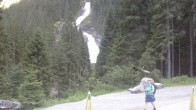 Archiv Foto Webcam Krimmler Wasserfall - Hanke&#39;s Café 17:00