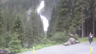 Archiv Foto Webcam Krimmler Wasserfall - Hanke&#39;s Café 15:00