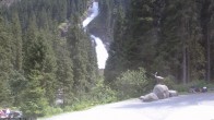 Archiv Foto Webcam Krimmler Wasserfall - Hanke&#39;s Café 13:00