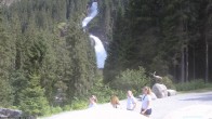 Archiv Foto Webcam Krimmler Wasserfall - Hanke&#39;s Café 15:00