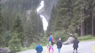 Archiv Foto Webcam Krimmler Wasserfall - Hanke&#39;s Café 09:00