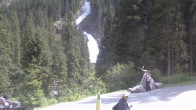 Archiv Foto Webcam Krimmler Wasserfall - Hanke&#39;s Café 13:00