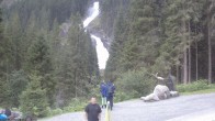 Archiv Foto Webcam Krimmler Wasserfall - Hanke&#39;s Café 13:00