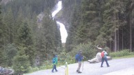 Archiv Foto Webcam Krimmler Wasserfall - Hanke&#39;s Café 13:00