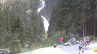 Archiv Foto Webcam Krimmler Wasserfall - Hanke&#39;s Café 13:00