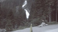 Archiv Foto Webcam Krimmler Wasserfall - Hanke&#39;s Café 19:00