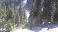 Archiv Foto Webcam Krimmler Wasserfall - Hanke&#39;s Café 12:00