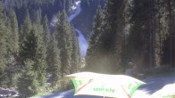 Archiv Foto Webcam Krimmler Wasserfall - Hanke&#39;s Café 11:00