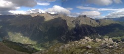 Archived image Webcam View at barrier lake Zufritt in Vinschgau Valley 07:00