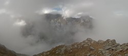 Archived image Webcam View at barrier lake Zufritt in Vinschgau Valley 13:00