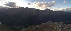 Archived image Webcam View at barrier lake Zufritt in Vinschgau Valley 15:00