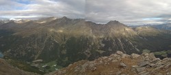 Archived image Webcam View at barrier lake Zufritt in Vinschgau Valley 08:00