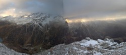 Archived image Webcam View at barrier lake Zufritt in Vinschgau Valley 06:00