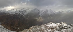 Archived image Webcam View at barrier lake Zufritt in Vinschgau Valley 07:00