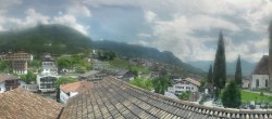 Archived image Webcam Panoramic View of Schenna 13:00