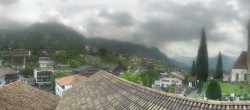 Archived image Webcam Panoramic View of Schenna 13:00