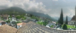 Archived image Webcam Panoramic View of Schenna 13:00
