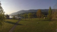 Archiv Foto Webcam am Strandbad Hermagor am Pressegger See in Kärnten - Österreich. 06:00