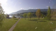Archiv Foto Webcam am Strandbad Hermagor am Pressegger See in Kärnten - Österreich. 07:00