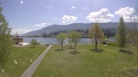 Archiv Foto Webcam am Strandbad Hermagor am Pressegger See in Kärnten - Österreich. 11:00