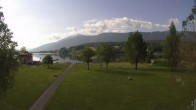 Archiv Foto Webcam am Strandbad Hermagor am Pressegger See in Kärnten - Österreich. 07:00